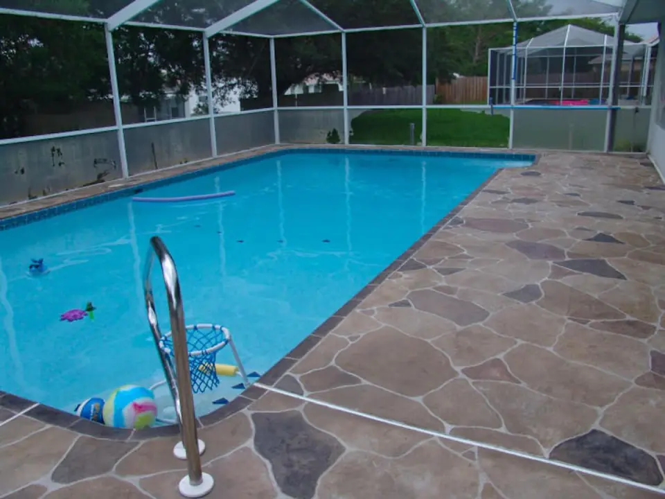 Decorative concrete application - 3