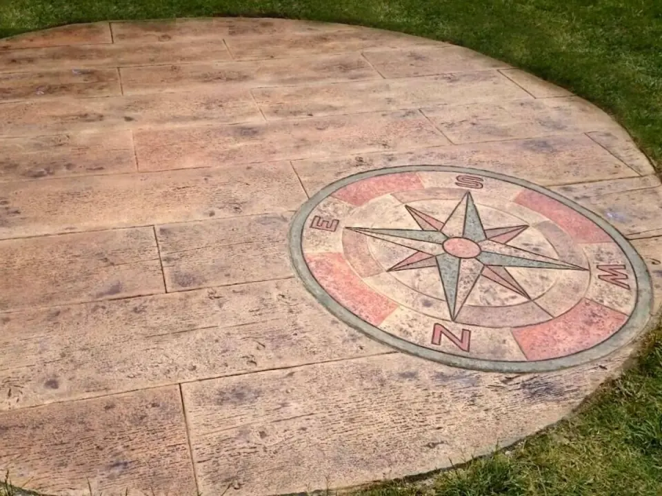 Decorative concrete application - 4